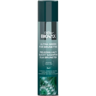 BIOVAX Glamour ultra green for brunetts suchy szampon, 200 ml - zdjęcie poglądowe #1