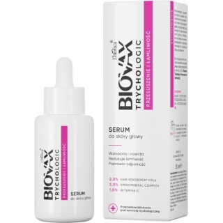 BIOVAX Trychologic przesuszenie i łamliwość serum do skóry głowy, 50 ml - zdjęcie poglądowe #1