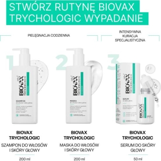 BIOVAX Trychologic wypadanie szampon do włosów, 200 ml - zdjęcie poglądowe #7