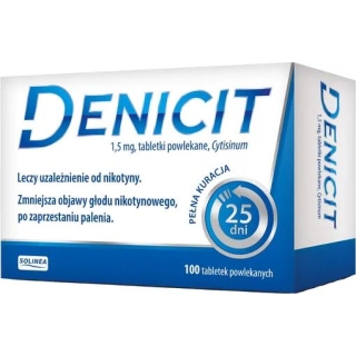 DENICIT 1,5 mg, 100 tabletek powlekanych - zdjęcie poglądowe #1