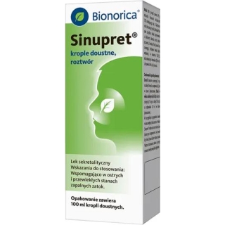 SINUPRET krople doustne, 100 ml - zdjęcie poglądowe #1