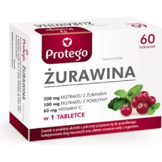 PROTEGO Żurawina, 60 tabletek - zdjęcie poglądowe #1