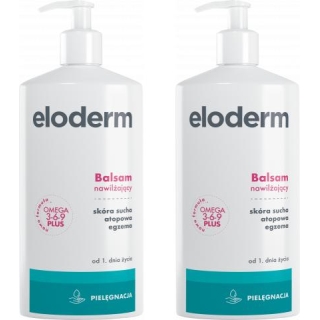 2 x ELODERM Balsam nawilżający, 400 ml - zdjęcie poglądowe #1