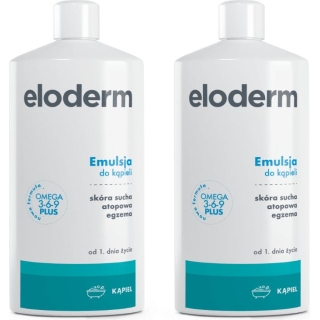 2 x ELODERM Emulsja do kąpieli, 400 ml - zdjęcie poglądowe #1