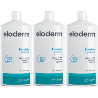 3 x ELODERM Emulsja do kąpieli, 400 ml - zdjęcie poglądowe #1