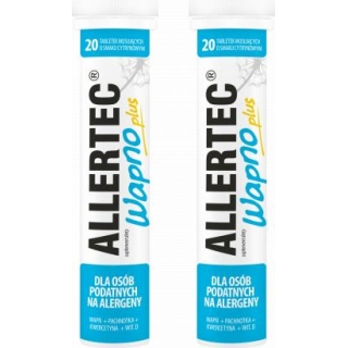 2 x Allertec wapno plus 20 tabletek musujących - zdjęcie poglądowe #1