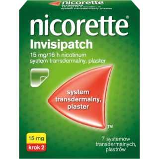 NICORETTE Invisipatch plastry 15mg/16h, 7 sztuk - zdjęcie poglądowe #1