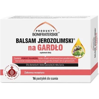 Balsam Jerozolimski na gardło, 16 pastylek - zdjęcie poglądowe #1