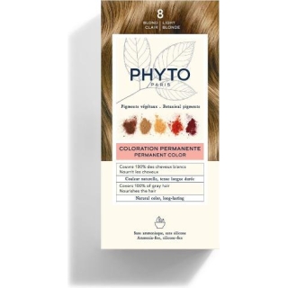 PHYTO COLOR Farba do włosów jasny blond 8, 50 ml - zdjęcie poglądowe #1