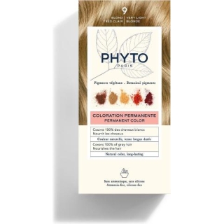 PHYTO COLOR Farba do włosów bardzo jasny blond 9, 50 ml - zdjęcie poglądowe #1