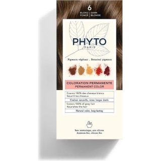 PHYTO COLOR Farba do włosów ciemny blond 6, 50 ml - zdjęcie poglądowe #1