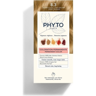 PHYTO COLOR Farba do włosów jasny złoty blond 8,3, 50 ml - zdjęcie poglądowe #1