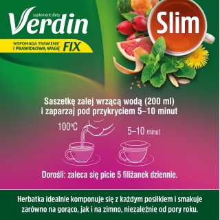 VERDIN Fix Slim, 20 saszetek - zdjęcie poglądowe #6