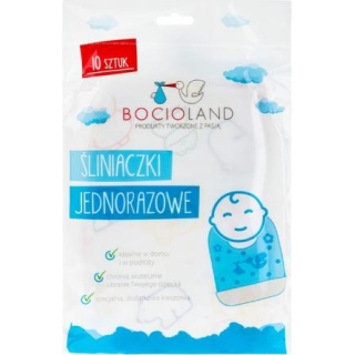 BOCIOLAND Śliniak jednorazowy, 10 sztuk - zdjęcie poglądowe #1