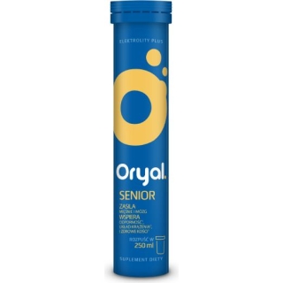 ORYAL SENIOR tabletki musujące, 20 sztuk - zdjęcie poglądowe #1