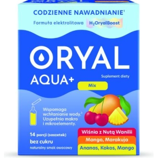 ORYAL Aqua+ Mix, 14 saszetek - zdjęcie poglądowe #1