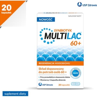 MULTILAC 60+, 20 kapsułek - zdjęcie poglądowe #3