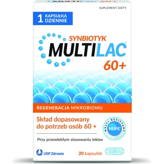 MULTILAC 60+, 20 kapsułek - zdjęcie poglądowe #2