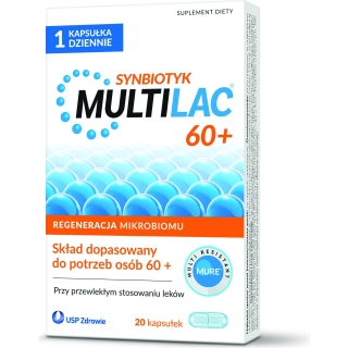 MULTILAC 60+, 20 kapsułek - zdjęcie poglądowe #6