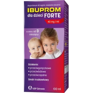 Ibuprom Dla Dzieci Forte zawiesina doustna, 100 ml - zdjęcie poglądowe #1