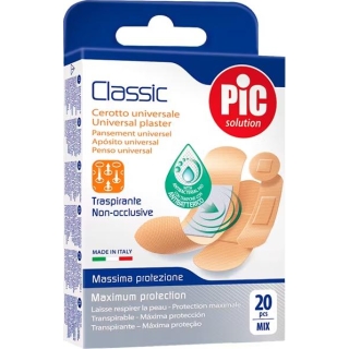 PIC Classic Mix plaster antybakteryjny, 20 sztuk - zdjęcie poglądowe #1