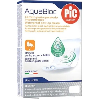 PIC Aquabloc Plaster pooperacyjny antybakteryjny 10x8 cm 5 sztuk - zdjęcie poglądowe #1