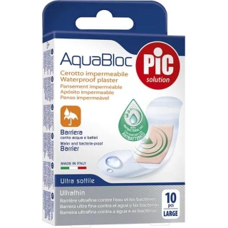 PIC Aquabloc plaster antybakteryjny duży 72x25mm, 10 sztuk - zdjęcie poglądowe #1