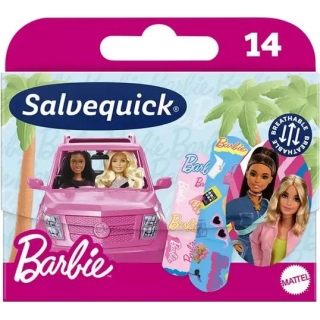 SALVEQUICK Barbie Plastry, 14 sztuk - zdjęcie poglądowe #1
