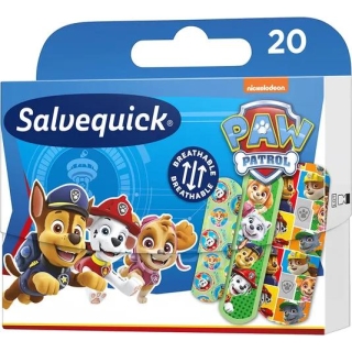 SALVEQUICK Paw Patrol Plastry, 20 sztuk - zdjęcie poglądowe #1