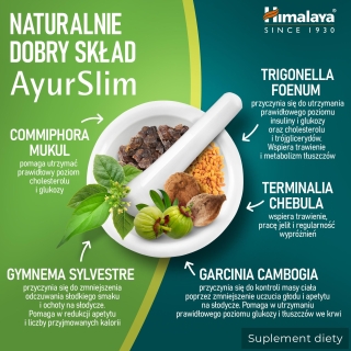 HIMALAYA Ayurslim, 60 kapsułek - zdjęcie poglądowe #3