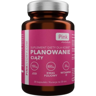 PINK Mama planowanie ciąży, 30 kapsułek - zdjęcie poglądowe #1