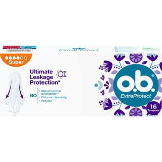 O.B. Tampony ExtraProtect super, 16 sztuk - zdjęcie poglądowe #1