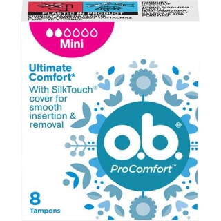 O.B. Tampony ProComfort higieniczne mini, 8 sztuk - zdjęcie poglądowe #1
