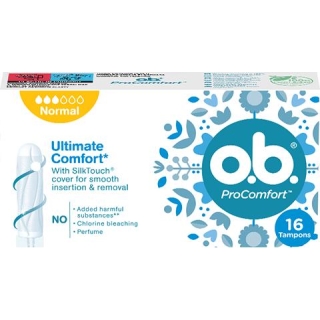 O.B. Tampony ProComfort normal, 16 sztuk - zdjęcie poglądowe #1