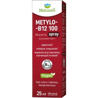 NATURELL Metylo B12 100 spray, 25 ml - zdjęcie poglądowe #1