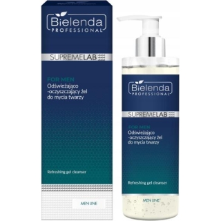 BIELENDA Professional Supremelab Men Line odświeżająco-oczyszczający żel do mycia twarzy, 200 ml - zdjęcie poglądowe #1