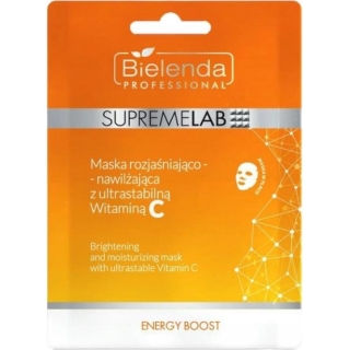BIELENDA Profesional SupremeLab Energy Boost Maska rozjaśniająco-nawilżająca, 1 sztuka - zdjęcie poglądowe #1
