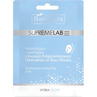 BIELENDA Professional Supremelab Hydra Glow Maska w płacie, kojąco-nawilżająca, 1 sztuka - zdjęcie poglądowe #1