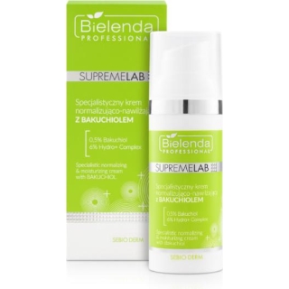 BIELENDA Professional SupremeLab Sebio Derm Krem normalizująco-nawilżający z bakuchiolem, 50 ml - zdjęcie poglądowe #1