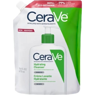 CERAVE Emulsja do mycia twarzy i ciała nawilżająca refill, 473 ml - zdjęcie poglądowe #1