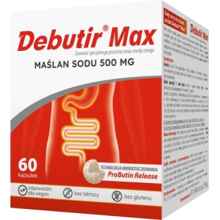 DEBUTIR Max, 60 kapsułek - zdjęcie poglądowe #1