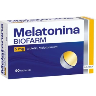 MELATONINA Biofarm 5 mg, 90 tabletek - zdjęcie poglądowe #1