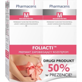 PHARMACERIS M Foliacti Krem przeciw rozstępom, 150 ml + 150 ml - zdjęcie poglądowe #1
