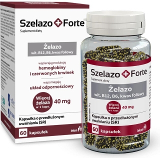 SZELAZO+ Forte, 60 kapsułek