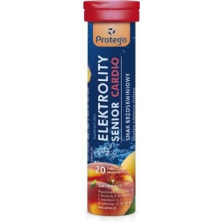 PROTEGO Elektrolity Senior Cardio, 20 tabletek musujących - zdjęcie poglądowe #1