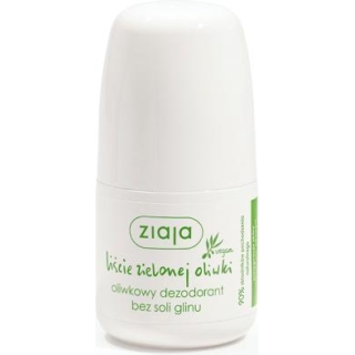 ZIAJA Liście Oliwki Dezodorant roll-on bez soli glinu, 60 ml - zdjęcie poglądowe #1