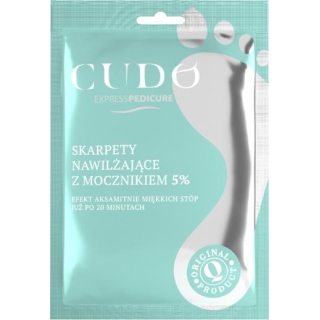 CUDO Express Pedicure nawilżające skarpety z mocznikiem 5%, 2 sztuki - zdjęcie poglądowe #1