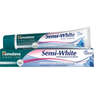 HIMALAYA Ziołowa pasta wybielająca na wrażliwe i krwawiące dziąsła Sensi-White, 75 ml - zdjęcie poglądowe #1