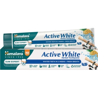 HIMALAYA Ziołowa pasta wybielająca w żelu Active White, 75 ml - zdjęcie poglądowe #1