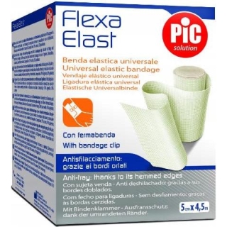 PIC Flexa Elast Bandaż o średnim 5 cm x 4,5 m 1 sztuka - zdjęcie poglądowe #1